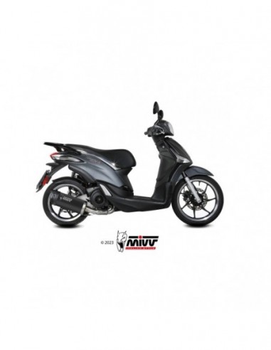 ESCAPE MIVV FULL SYSTEM 1x1 MOVER BLACK PIAGGIO LIBERTY 125 2019-2024
