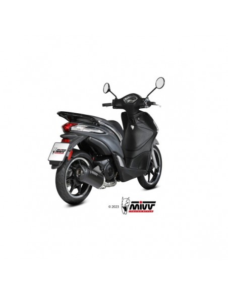 ESCAPE MIVV FULL SYSTEM 1x1 MOVER BLACK PIAGGIO LIBERTY 125 2019-2024