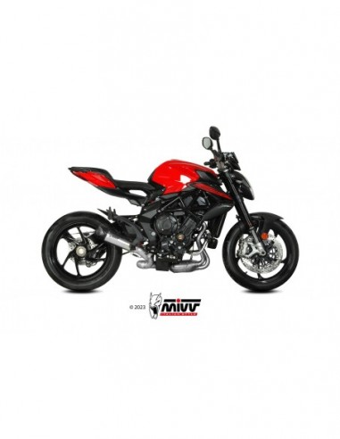 ESCAPE MIVV SLIP-ON X-M5 TITANIUM MV AGUSTA BRUTALE 800 / RR 2017-2024