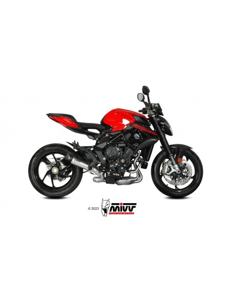 ESCAPE MIVV SLIP-ON X-M5 TITANIUM MV AGUSTA BRUTALE 800 / RR 2017-2024