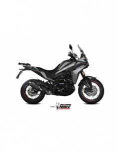 ESCAPE MIVV SLIP-ON SUONO BLACK MOTO MORINI X-CAPE 2021-2024