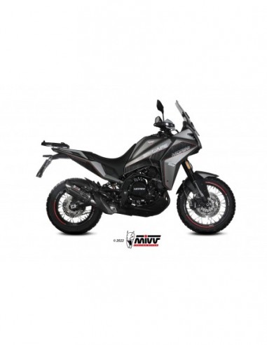 ESCAPE MIVV SLIP-ON SUONO BLACK MOTO MORINI X-CAPE 2021-2024