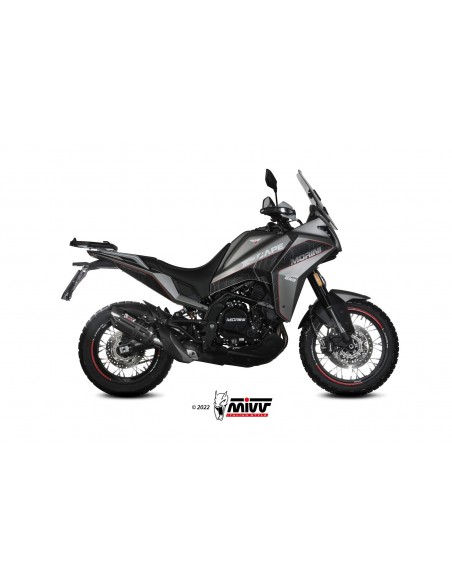 ESCAPE MIVV SLIP-ON SUONO BLACK MOTO MORINI X-CAPE 2021-2024