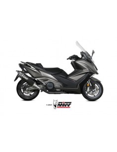 ESCAPE MIVV SLIP-ON SR-1 BLACK TITANIUM KYMCO AK550 2021-2024