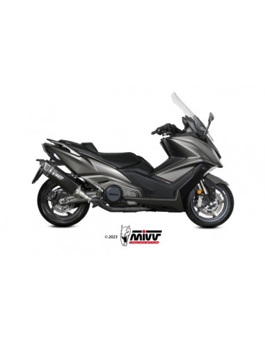 ESCAPE MIVV SLIP-ON SR-1 BLACK TITANIUM KYMCO AK550 2021-2024