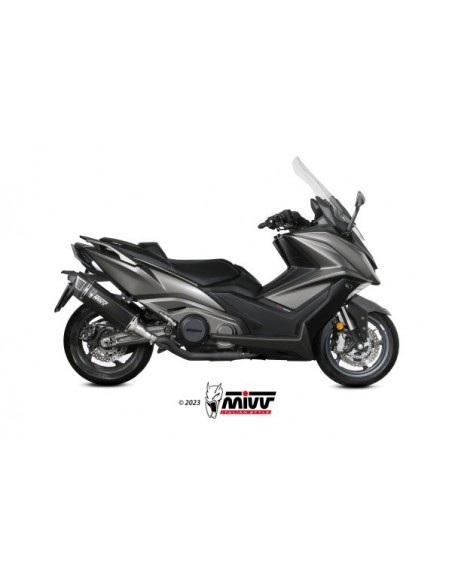 ESCAPE MIVV SLIP-ON SR-1 BLACK KYMCO AK550 2021-2024