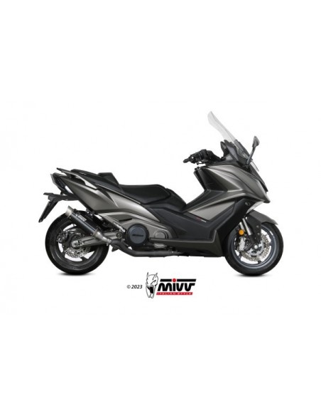 ESCAPE MIVV SLIP-ON GPpro BLACK KYMCO AK550 2021-2024