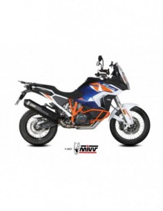 ESCAPE MIVV SLIP-ON SPEED EDGE BLACK KTM 1290 SUPER ADVENTURE / R / S / T 2021-2024