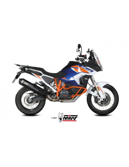 ESCAPE MIVV SLIP-ON SPEED EDGE BLACK KTM 1290 SUPER ADVENTURE / R / S / T 2021-2024