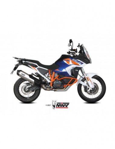 ESCAPE MIVV SLIP-ON SPEED EDGE TITANIUM KTM 1290 SUPER ADVENTURE / R / S / T 2021-2024