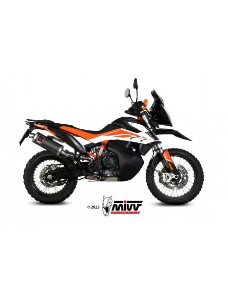 ESCAPE MIVV SLIP-ON DAKAR BLACK KTM 890 ADVENTURE / R 2020-2024