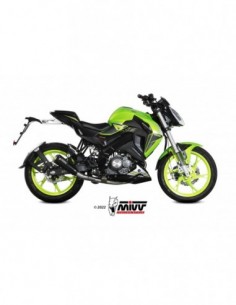 ESCAPE MIVV FULL SYSTEM 1x1 X-M1 BLACK KEEWAY RKF 125 2021-2024