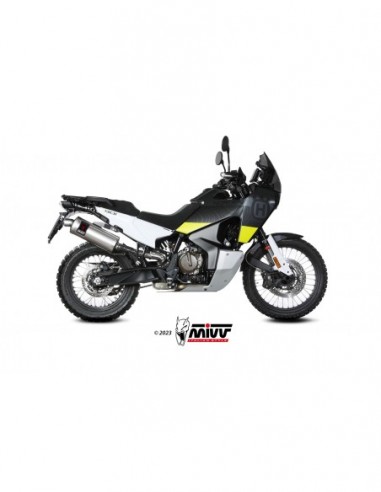 ESCAPE MIVV SLIP-ON DAKAR ST. STEEL HUSQVARNA NORDEN 901 2022-2024