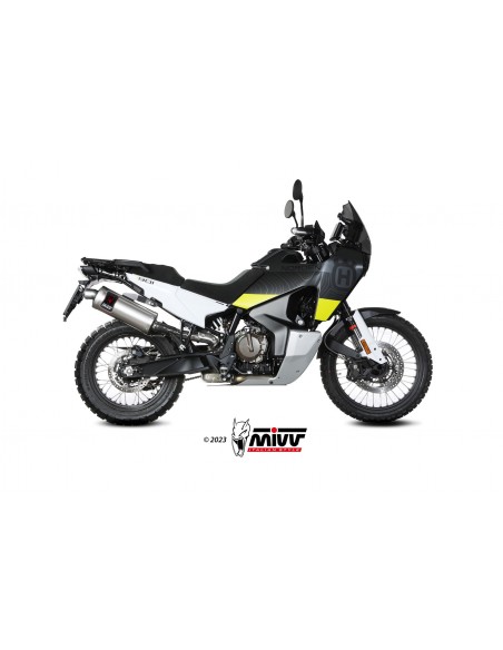 ESCAPE MIVV SLIP-ON DAKAR ST. STEEL HUSQVARNA NORDEN 901 2022-2024