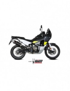 ESCAPE MIVV SLIP-ON DAKAR BLACK HUSQVARNA NORDEN 901 2022-2024