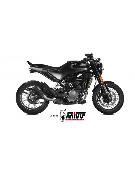 ESCAPE MIVV SLIP-ON MK3 CARBON HUSQVARNA SVARTPILEN 125 2021-2023