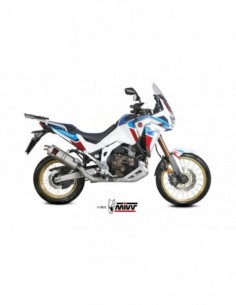 ESCAPE MIVV SLIP-ON DAKAR ST. STEEL HONDA CRF 1100 L AFRICA TWIN 2020-2023