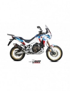 ESCAPE MIVV SLIP-ON DAKAR BLACK HONDA CRF 1100 L AFRICA TWIN 2020-2023