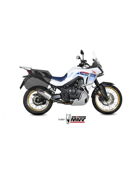 ESCAPE MIVV SLIP-ON OVAL ST. STEEL HONDA XL750 TRANSALP 2023-2024