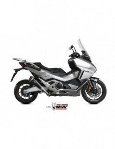 ESCAPE MIVV SLIP-ON DELTA RACE BLACK HONDA FORZA 750 2021-2025