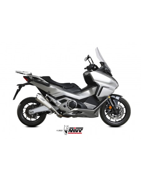 ESCAPE MIVV SLIP-ON DELTA RACE ST. STEEL HONDA FORZA 750 2021-2025