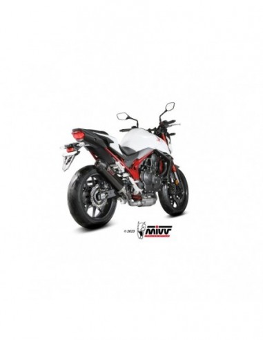 ESCAPE MIVV SLIP-ON OVAL CARBON with carbon cap HONDA CB750 HORNET 2023-2024