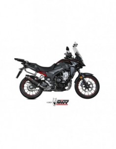 ESCAPE MIVV SLIP-ON OVAL CARBON with carbon cap HONDA CB 500 X 2021-2024