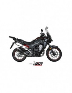 ESCAPE MIVV SLIP-ON DELTA RACE BLACK HONDA CB 500 X 2021-2024