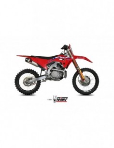 ESCAPE MIVV SLIP-ON STR1 ST. STEEL HONDA CRF 450 R 2021-2024
