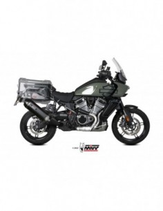 ESCAPE MIVV SLIP-ON SPEED EDGE BLACK HARLEY DAVIDSON PAN AMERICA / SPECIAL 2021-2024