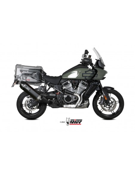 ESCAPE MIVV SLIP-ON SPEED EDGE BLACK HARLEY DAVIDSON PAN AMERICA / SPECIAL 2021-2024