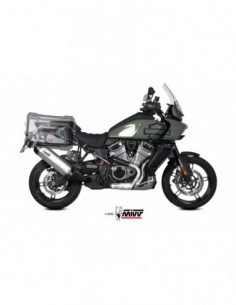 ESCAPE MIVV SLIP-ON SPEED EDGE TITANIUM HARLEY DAVIDSON PAN AMERICA / SPECIAL 2021-2024