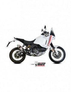 ESCAPE MIVV SLIP-ON DAKAR TITANIUM DUCATI DESERTX 2022-2024