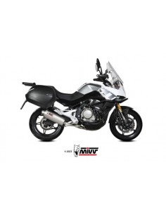 ESCAPE MIVV SLIP-ON OVAL ST. STEEL CF MOTO 650MT 2021-2024