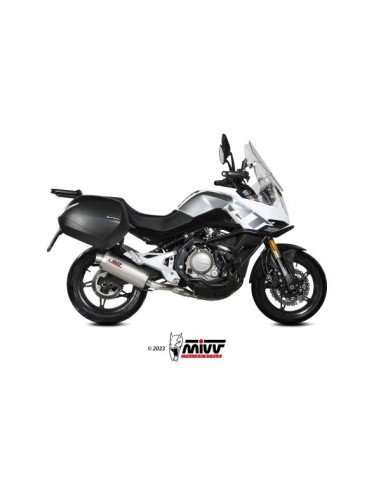 ESCAPE MIVV SLIP-ON OVAL ST. STEEL CF MOTO 650MT 2021-2024