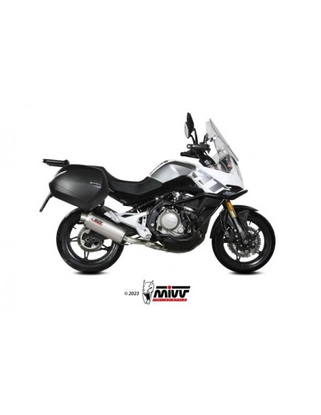 ESCAPE MIVV SLIP-ON OVAL ST. STEEL CF MOTO 650MT 2021-2024