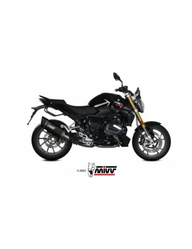 ESCAPE MIVV SLIP-ON SR-1 BLACK TITANIUM BMW R 1250 R / RS 2021-2024