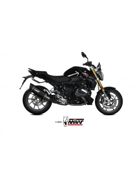 ESCAPE MIVV SLIP-ON SR-1 BLACK TITANIUM BMW R 1250 R / RS 2021-2024