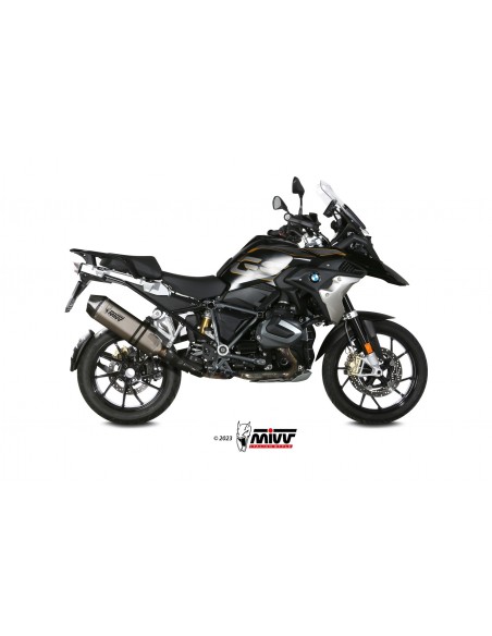 ESCAPE MIVV SLIP-ON SPEED EDGE TITANIUM BMW R 1250 GS / Adventure 2019-2023