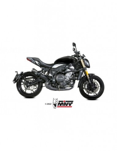 ESCAPE MIVV SLIP-ON X-M1 BLACK BENELLI 752 S 2019-2024