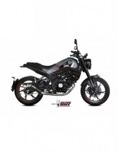 ESCAPE MIVV FULL SYSTEM 1x1 X-M1 BLACK BENELLI LEONCINO 125 2022-2024