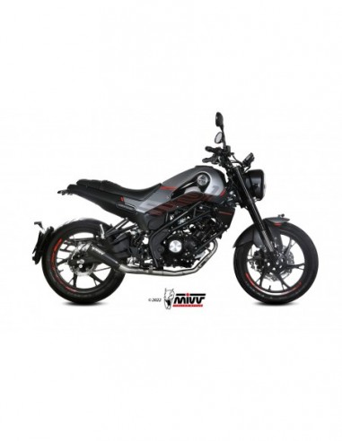 ESCAPE MIVV FULL SYSTEM 1x1 X-M1 BLACK BENELLI LEONCINO 125 2022-2024