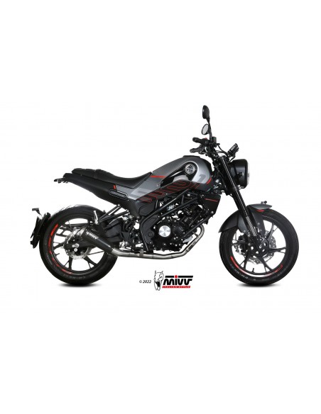 ESCAPE MIVV FULL SYSTEM 1x1 X-M1 BLACK BENELLI LEONCINO 125 2022-2024