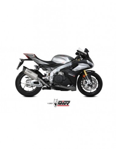 ESCAPE MIVV SLIP-ON SR-1 TITANIUM APRILIA TUONO V4 1100 2021-2024