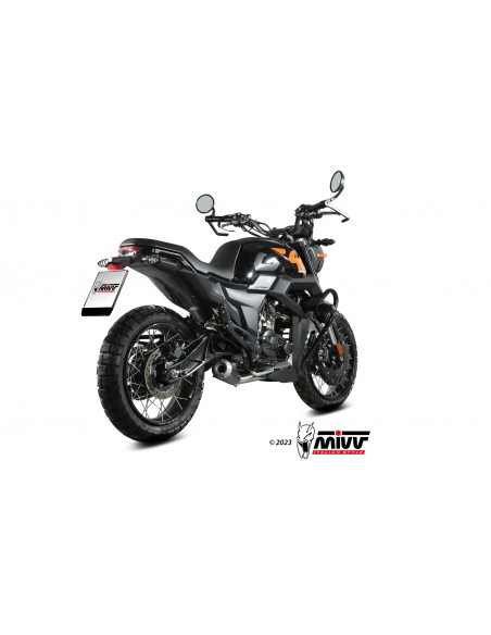 ESCAPE MIVV FULL SYSTEM 1x1 X-M1 BLACK ZONTES ZT 125 GK 2021-2024