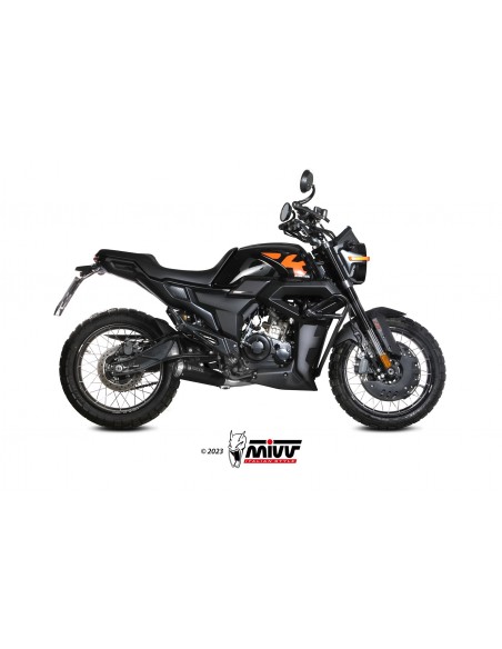 ESCAPE MIVV FULL SYSTEM 1x1 X-M1 BLACK ZONTES ZT 125 GK 2021-2024