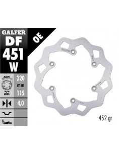 Disco de Freno Galfer DF451W: Máxima calidad para tu moto