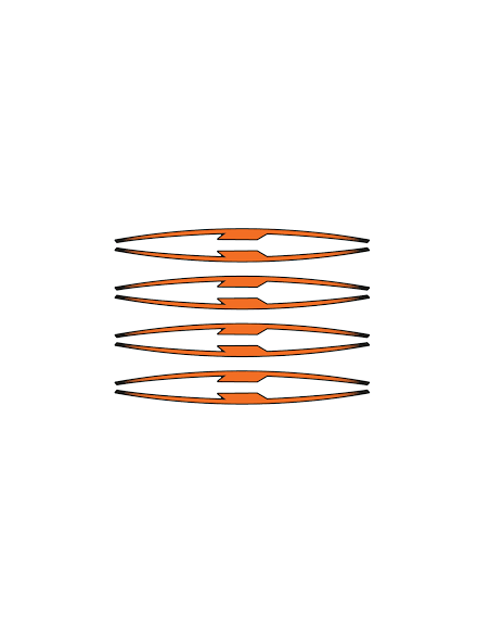 JUEGO 8 TIRAS EN ARCO PREMIUM