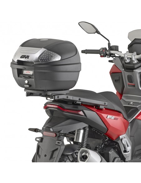 MALETA GIVI MONOLOCK 30 LITROS NEGRO CON CATADIOPTRICOS AHUMADOS