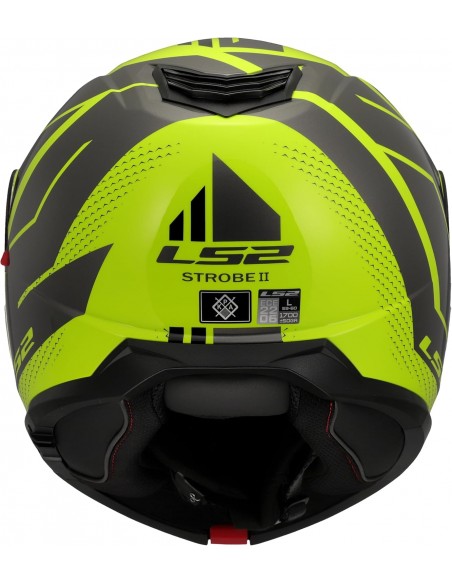 CASCO LS2 FF908 STROBE II CODE H-V YELLOW GREY